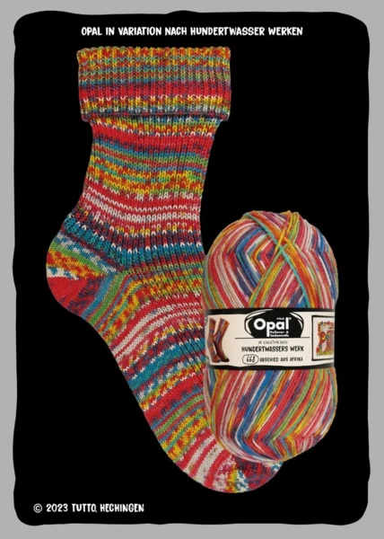 Opal nach Hundertwasser Edition 4-ply